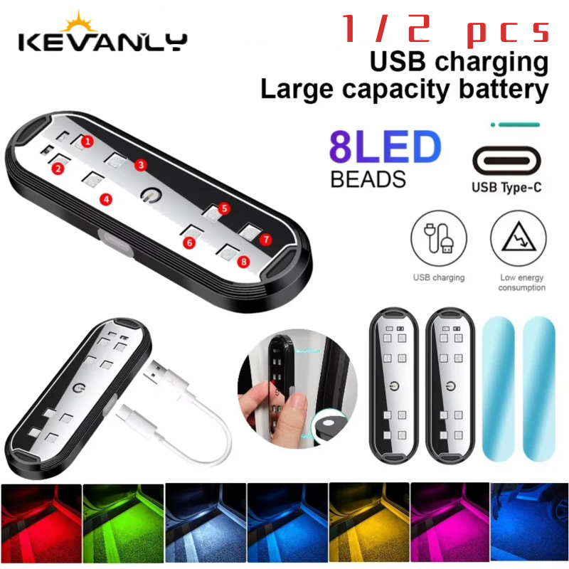 Car Door Lights LED Colorful F - Emergency Exit Sign 评论和价格