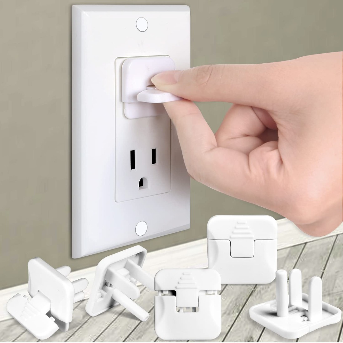 38 Pcs White Plastic Childproo - Outlet Cover Baby 评论和价格