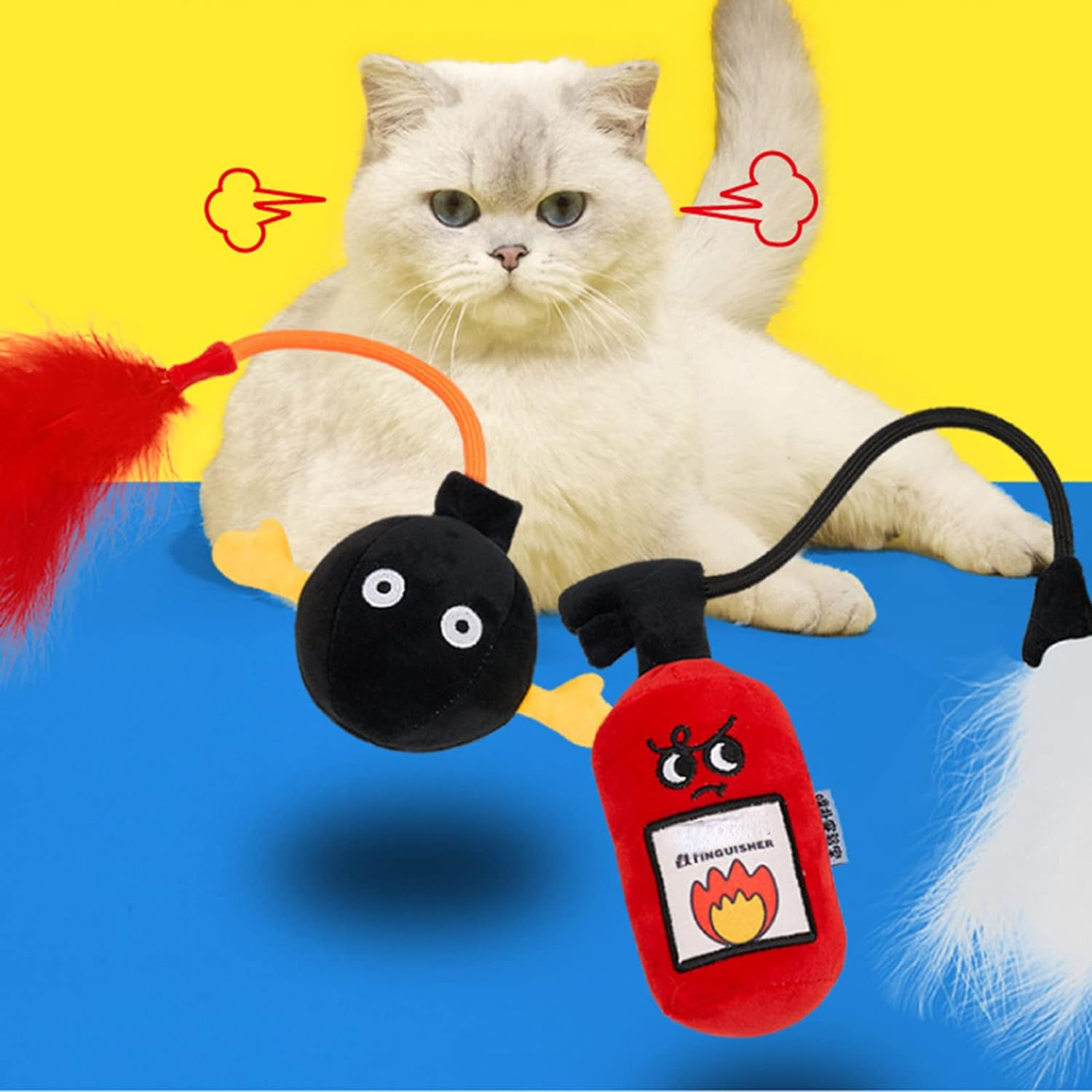 Exciting and Interactive Cat T - Fire Extinguisher Small 评论和价格