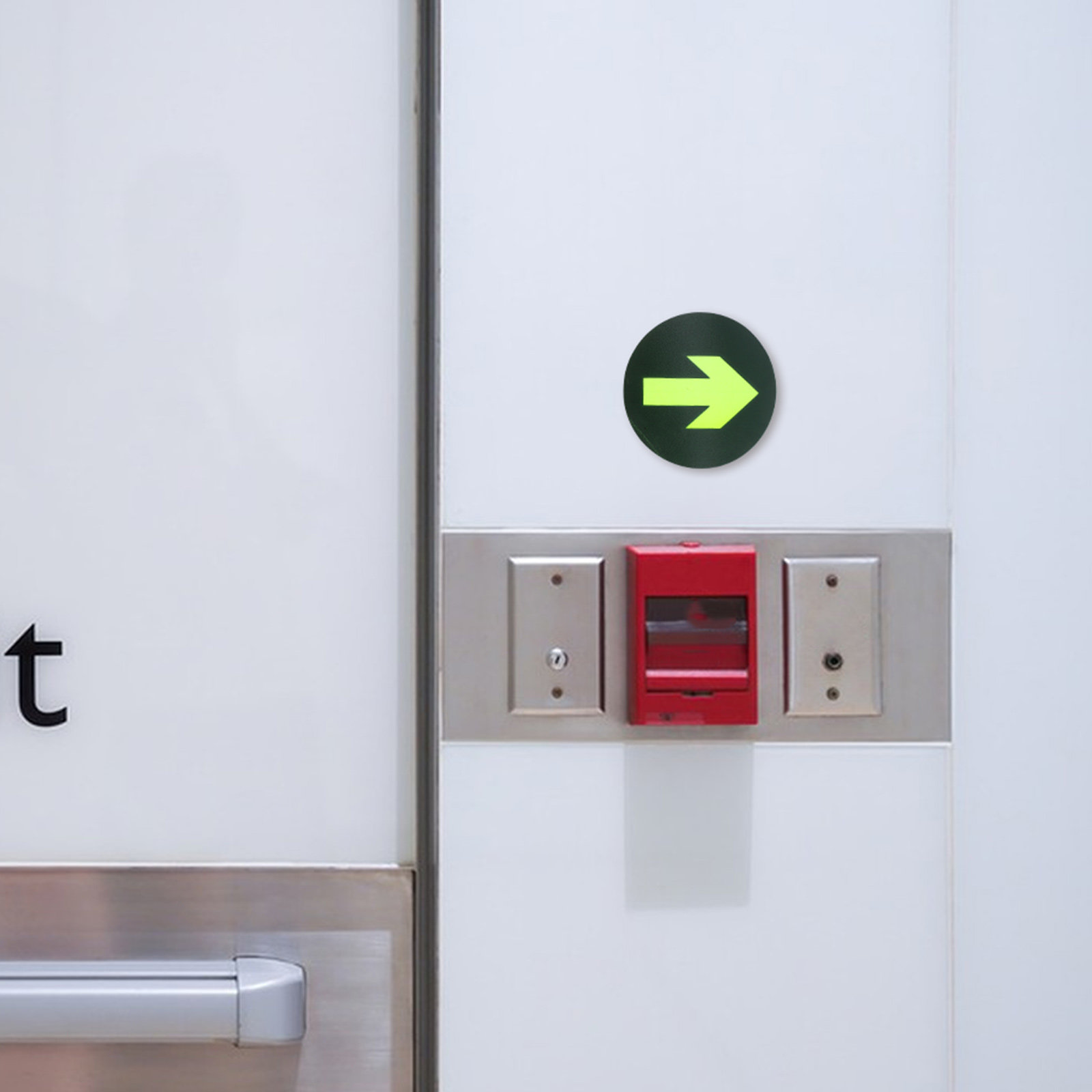 10Pcs Waterproof Night Visibil - Emergency Exit Sign 评论和价格