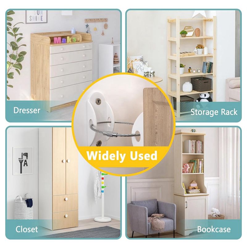 Anti Tip Furniture Anchors Ear - Earthquake Anchor Strap 评论和价格