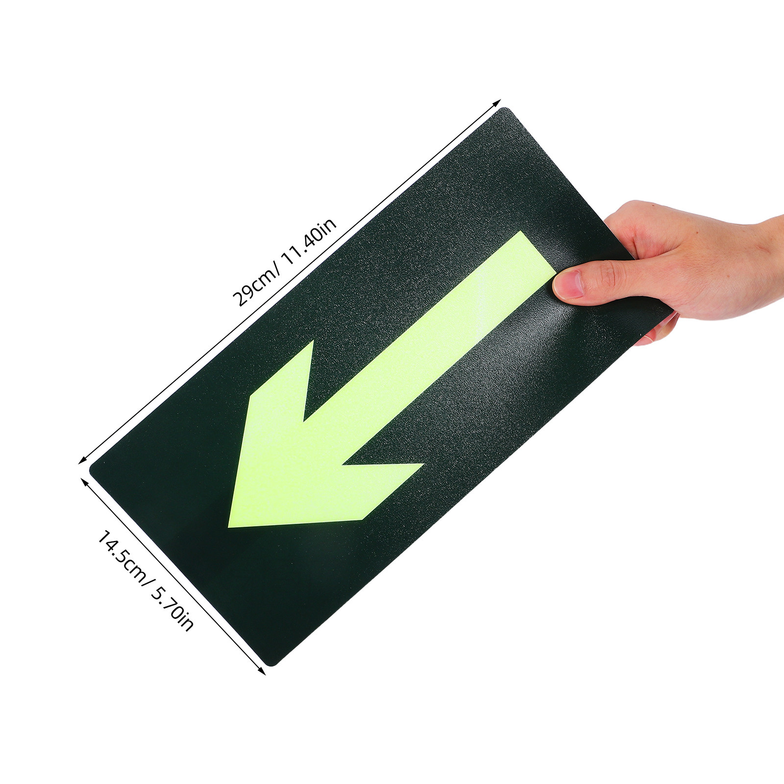 8Pcs Luminous Waterproof Arrow - Emergency Exit Sign 评论和价格