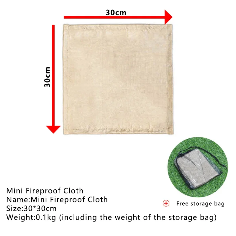 1pc Outdoor Camping Fireproof  - Fire Blanket Kitchen 评论和价格