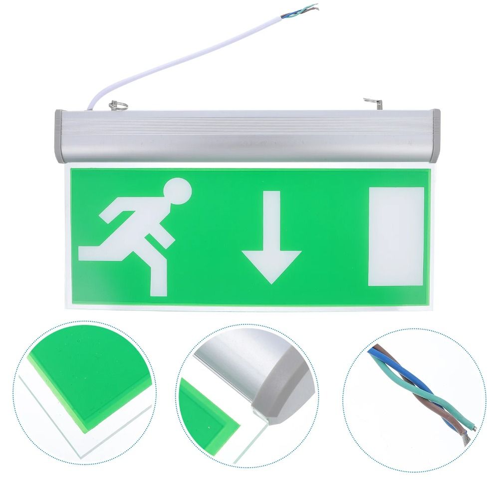 110-240V Commercial LED Emerge - Emergency Exit Sign 评论和价格