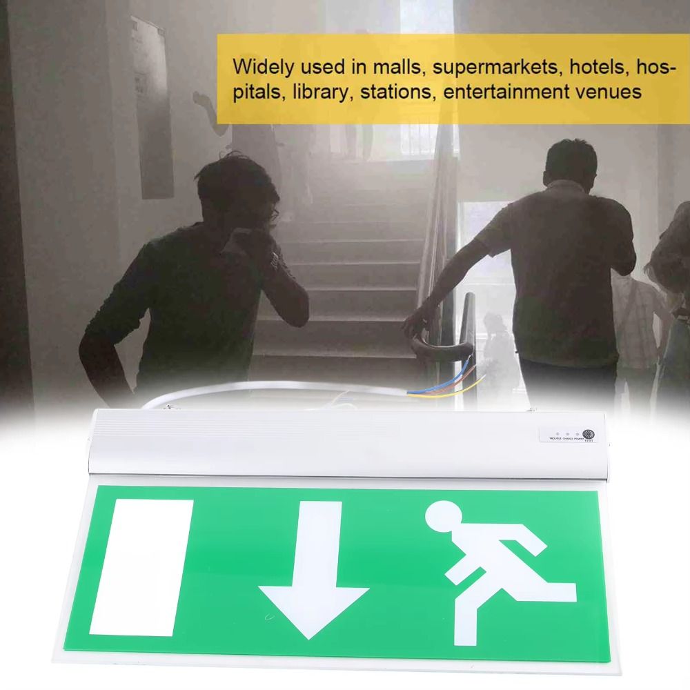 110-240V Commercial LED Emerge - Emergency Exit Sign 评论和价格