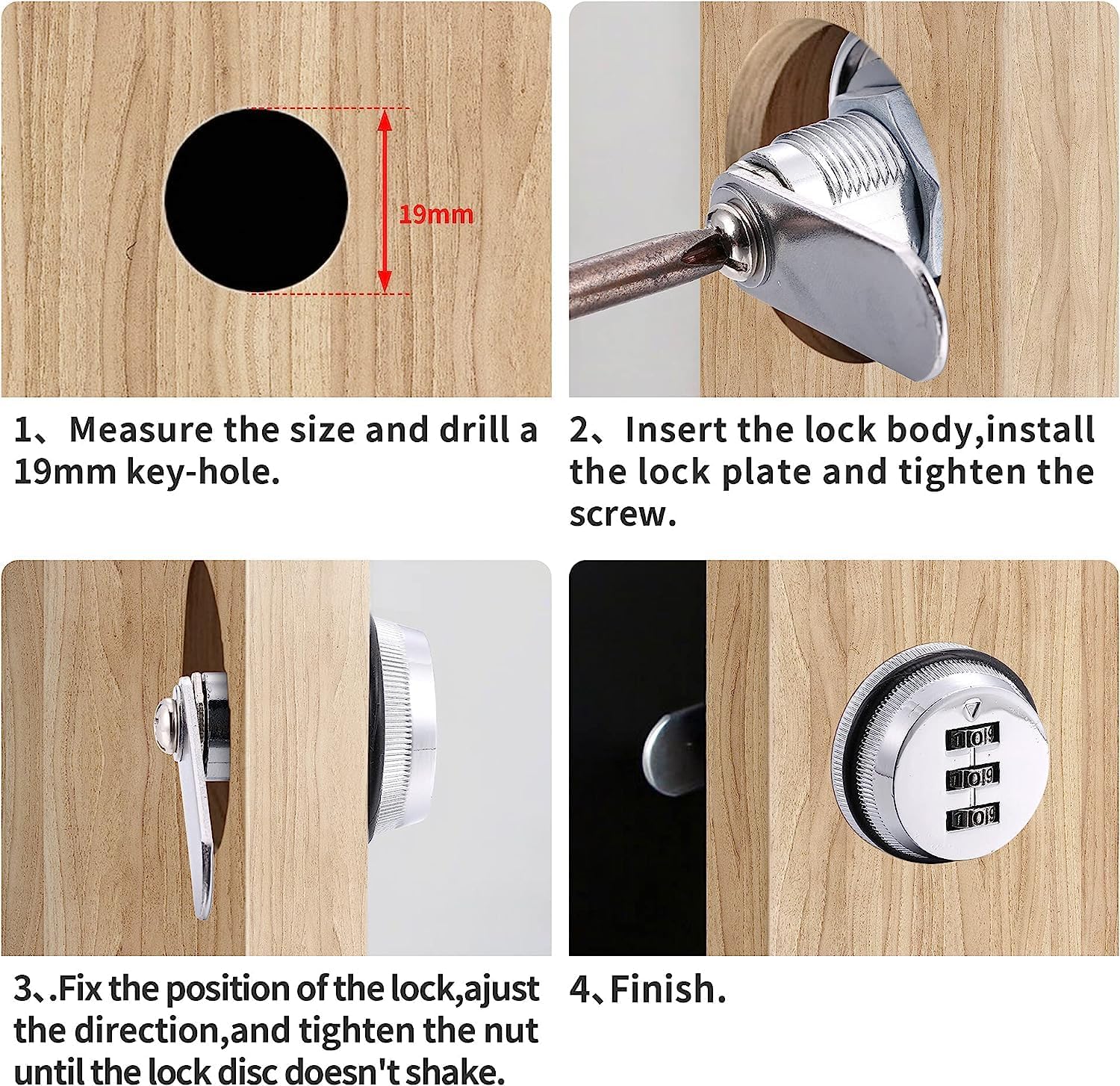 Combination Cabinet Cam Lock,  - Medicine Cabinet Lock 评论和价格