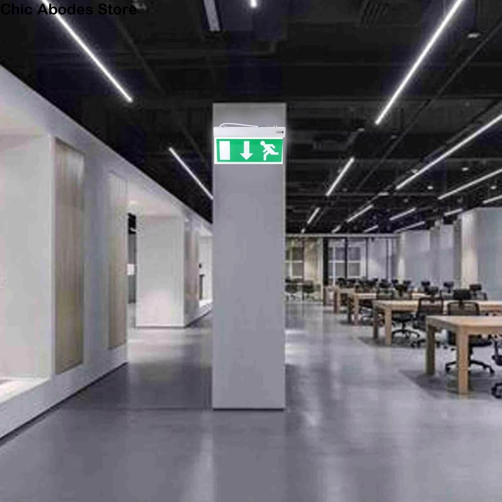 110-240V Commercial LED Emerge - Emergency Exit Sign 评论和价格
