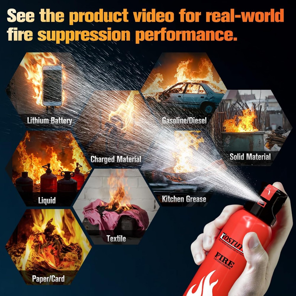 8-IN-1 Fire Extinguisher for H - Fire Extinguisher Small 评论和价格